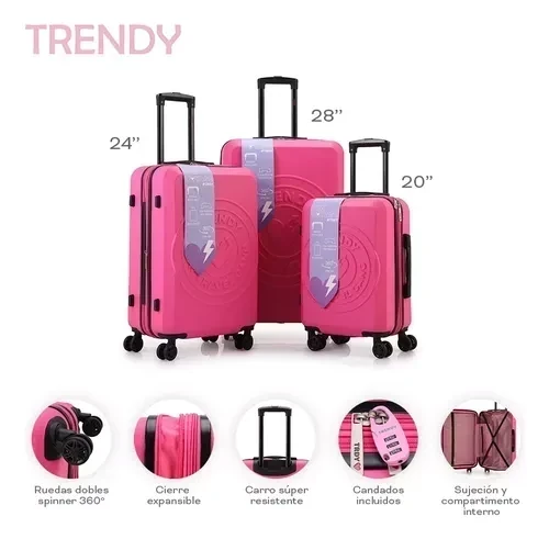 SET VALIJA TRENDY X3 27815 5