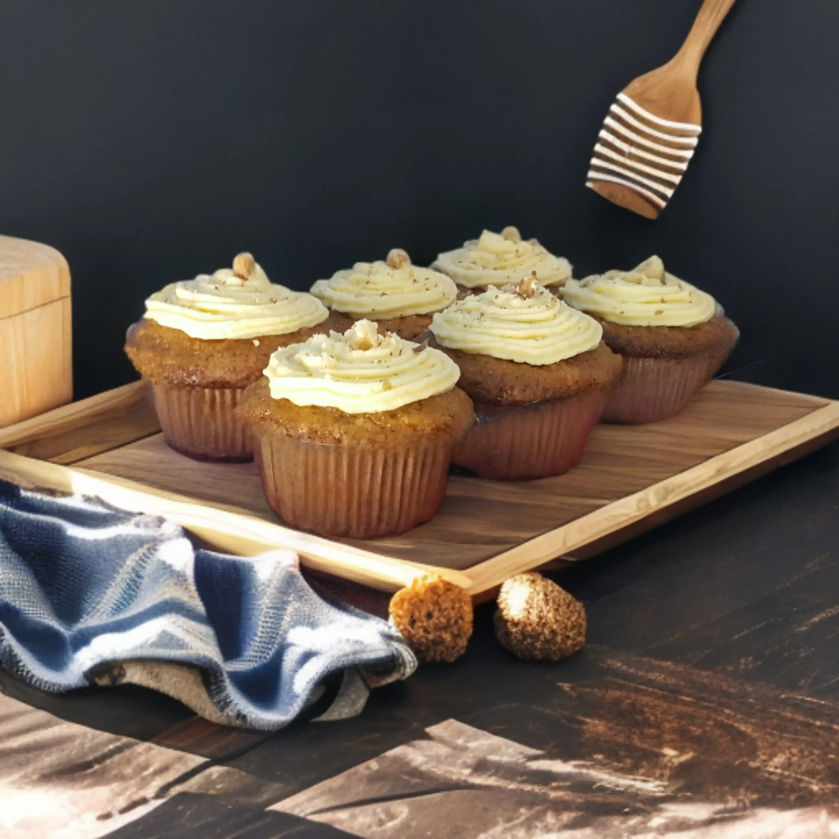 CupCake Nuez y zanahoria (Bandeja)