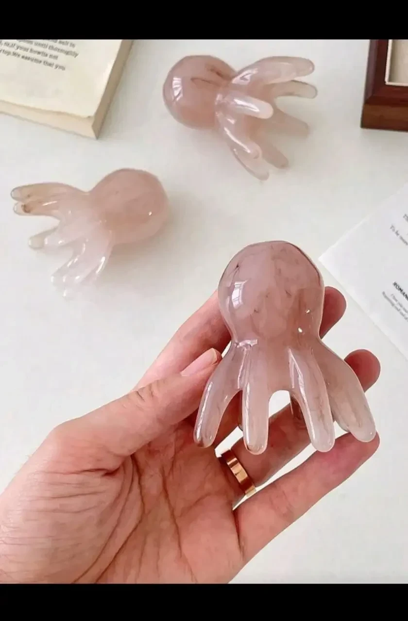 Masajeador de cuero cabelludo/ Forma de pulpo 🐙