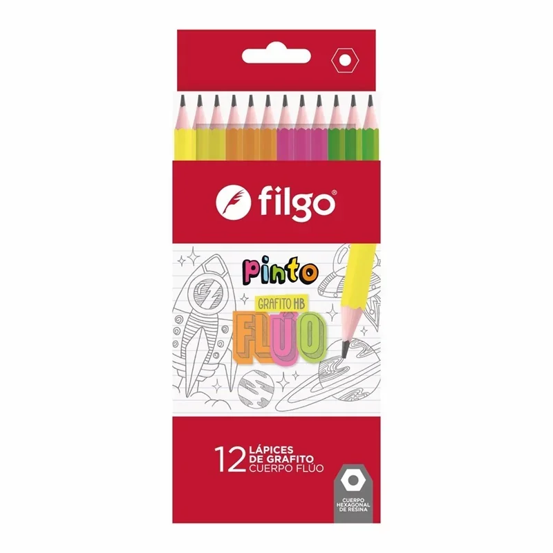 Lapiz Filgo Grafito Fluo