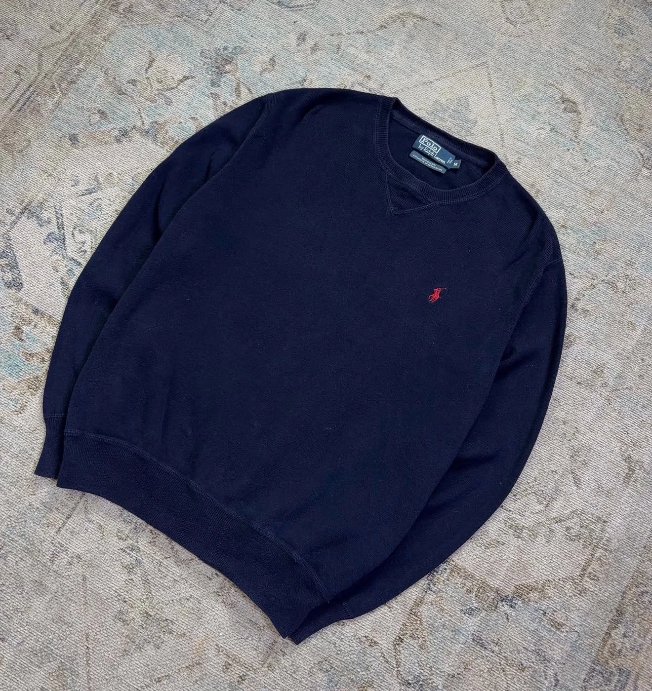 Poleron clásico estilo sweatshirt Polo by Ralph Lauren en azul marino  2