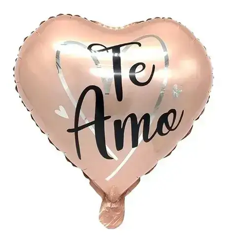 Globo metalizado corazon 18 "Te amo" 