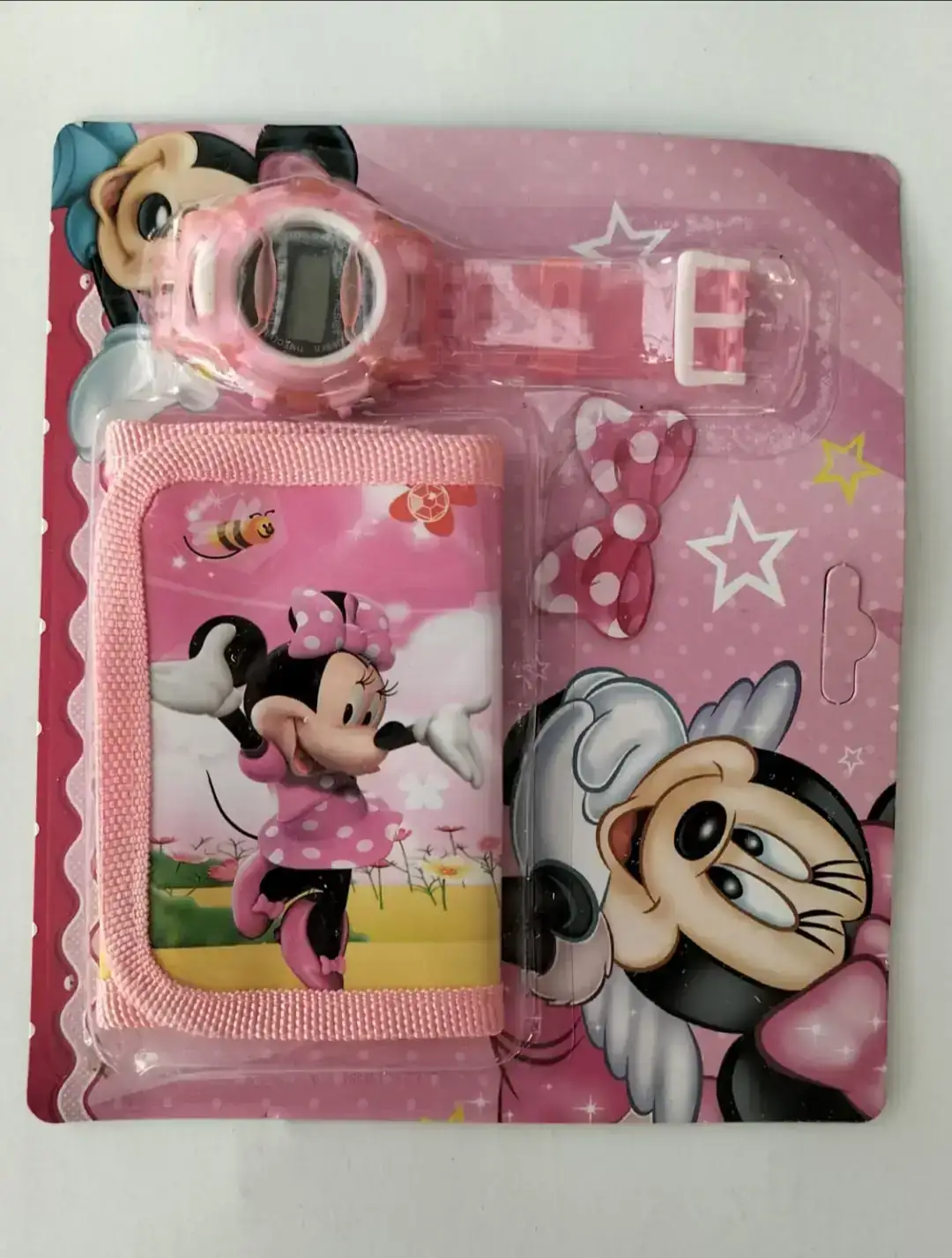 Cartera y reloj para niñas