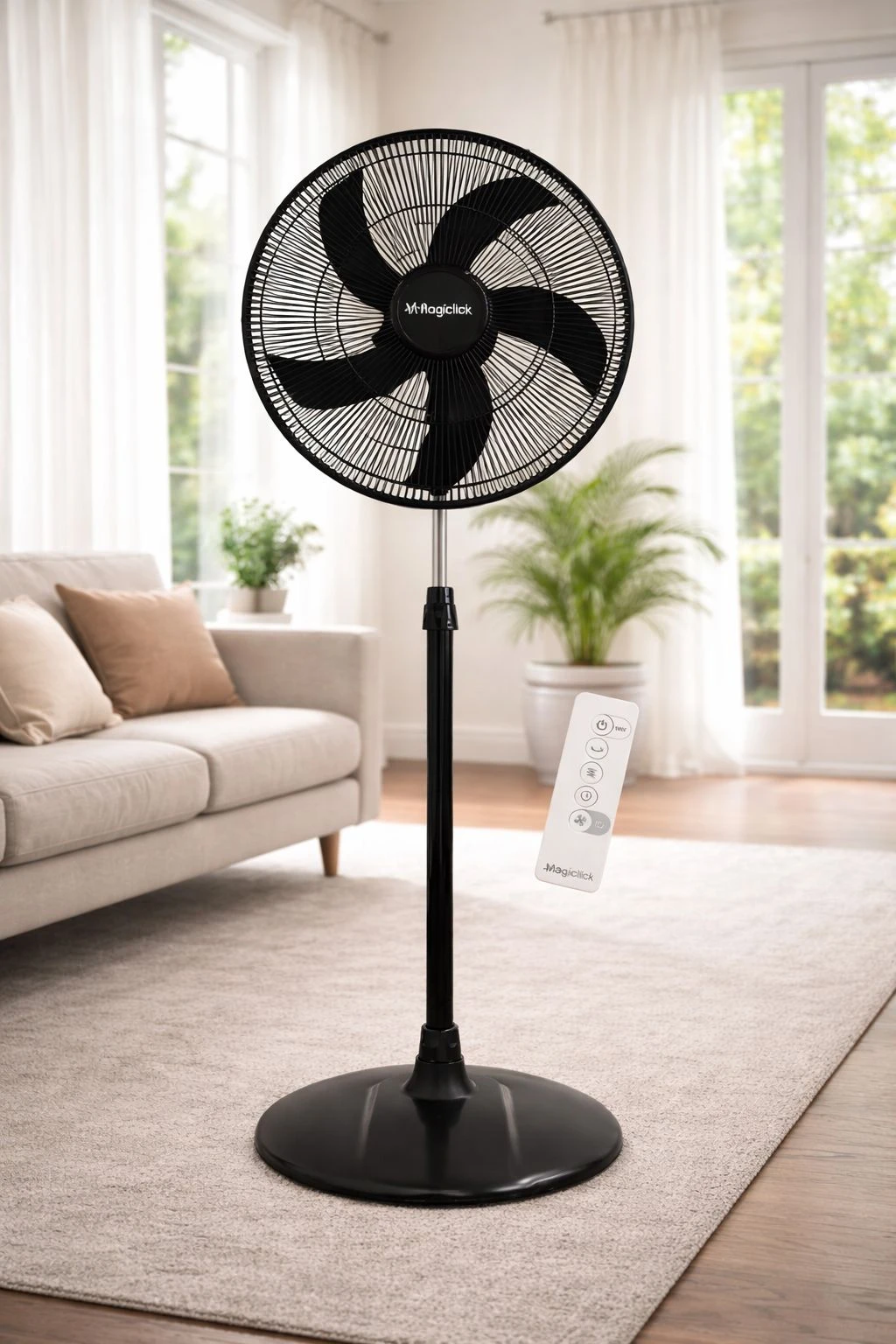 VENTILADOR MAGICLICK DE PIE 20" C/CONTROL REMOTO 