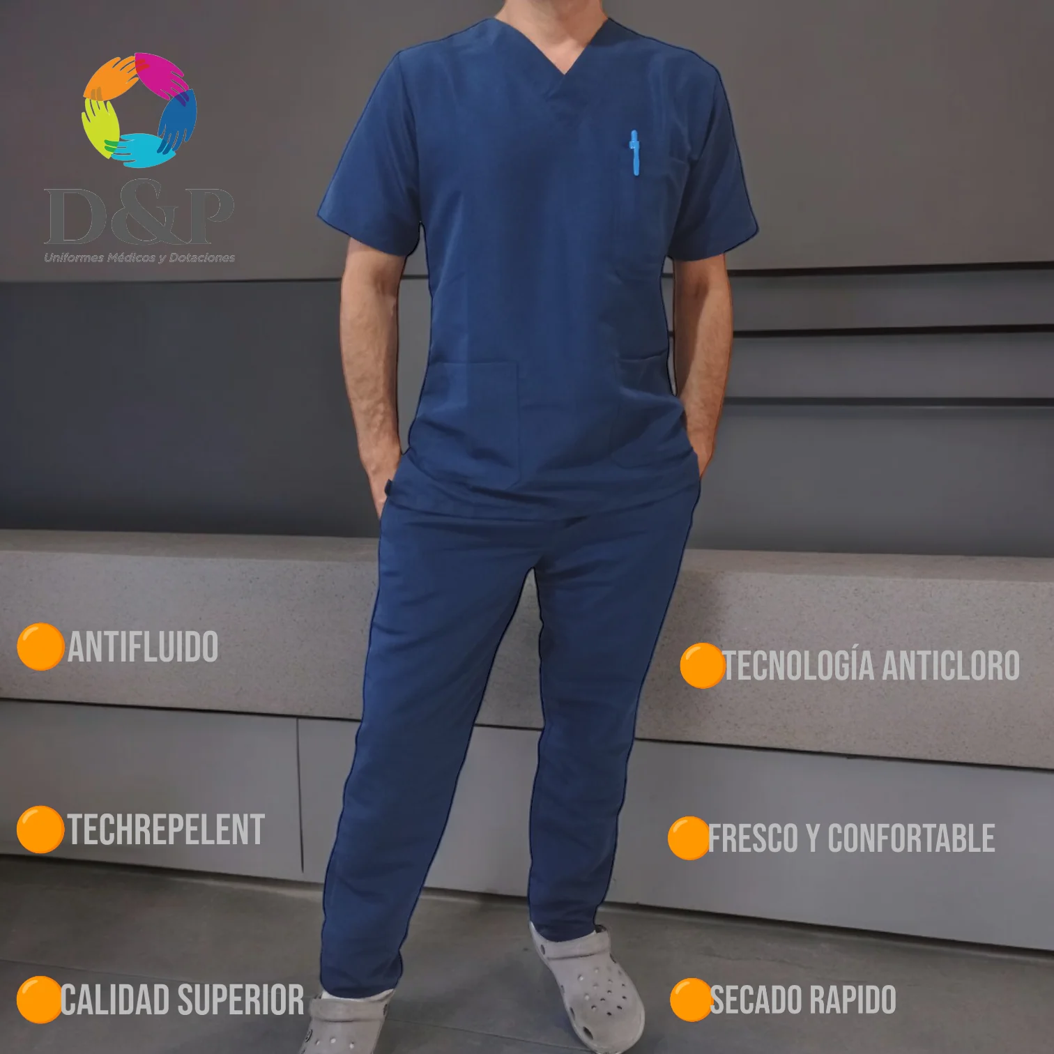 Uniforme Hombre Antifluido Techrepelent  2