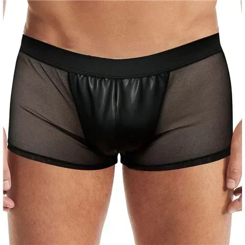 Boxer Tul Elast. C/Frente Eco Cuero