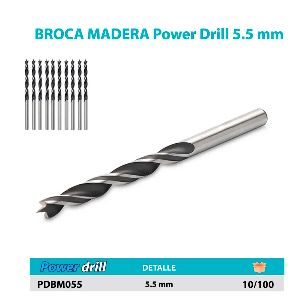 BROCA MADERA Power Drill 5.5 mm