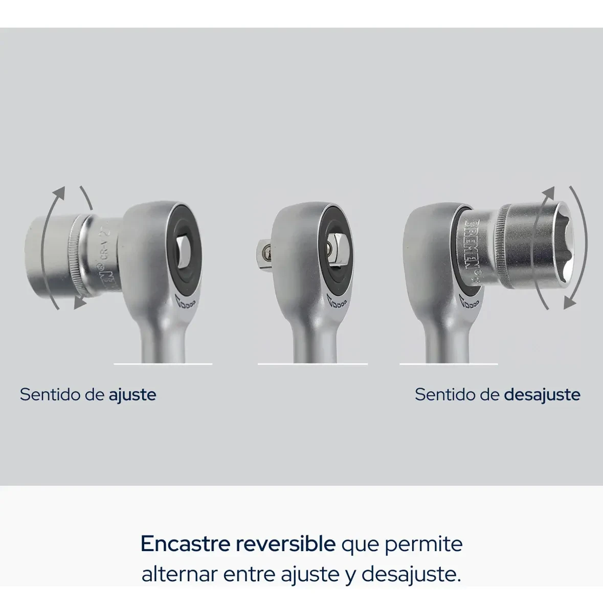 Llave Crique Bremen Enc 1/2 C/ Mango Giratorio Bidireccional Azul 8