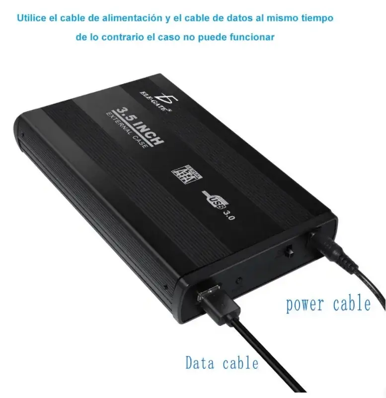 Gabinete Case Disco Duro Sata 3.5 Usb Externo 3.0 4Tb 4