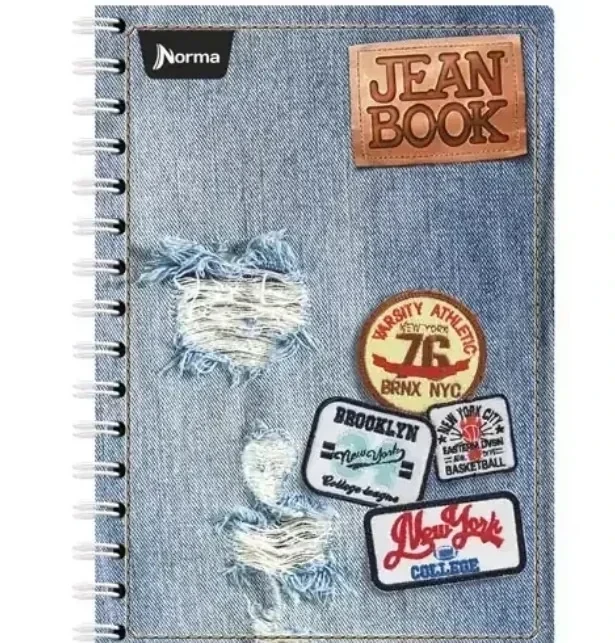 Cuaderno francés blanco jeanbook 100 hojas espiral   3