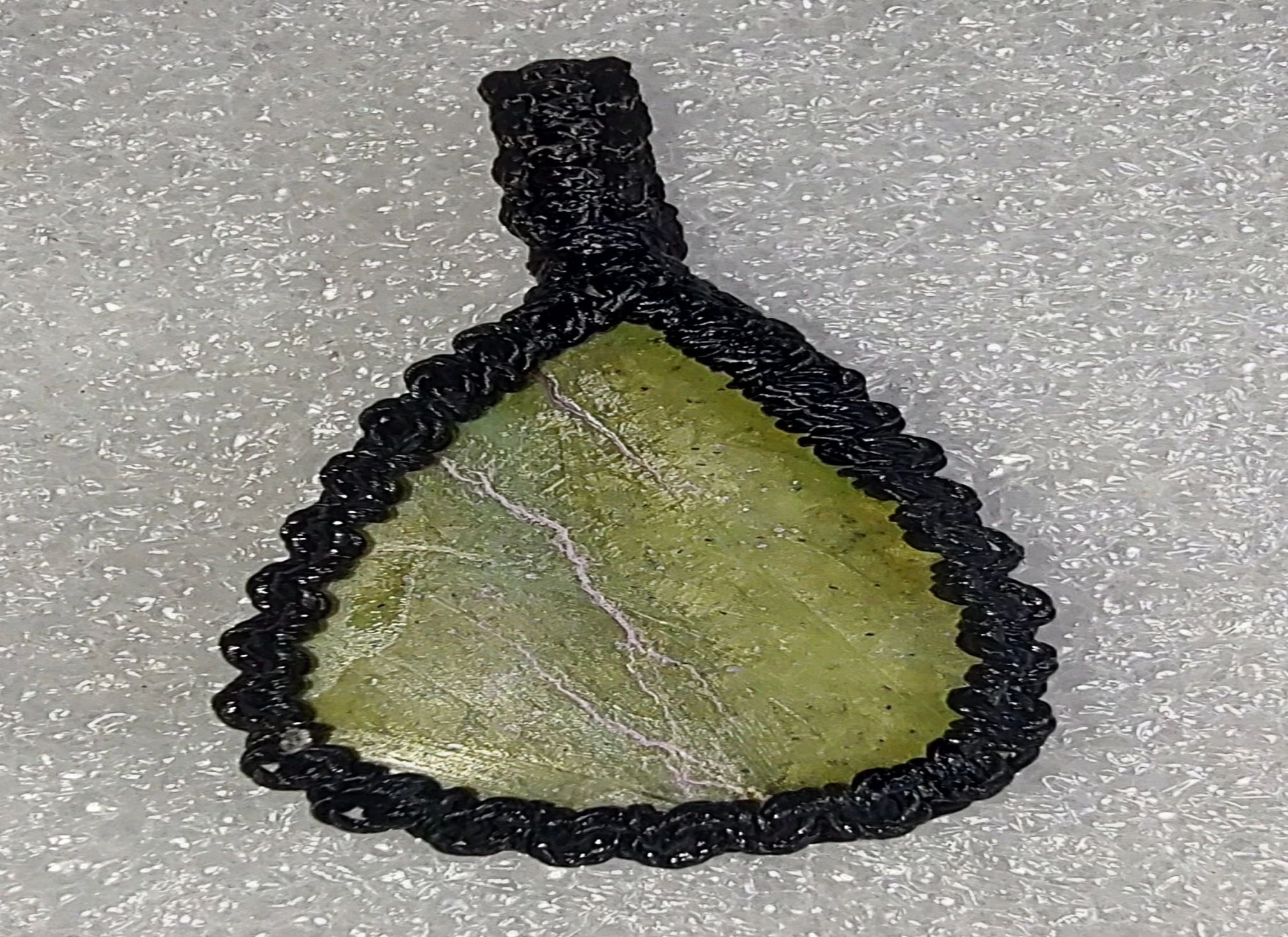 Colgante tejido de estiquicita genuina 3