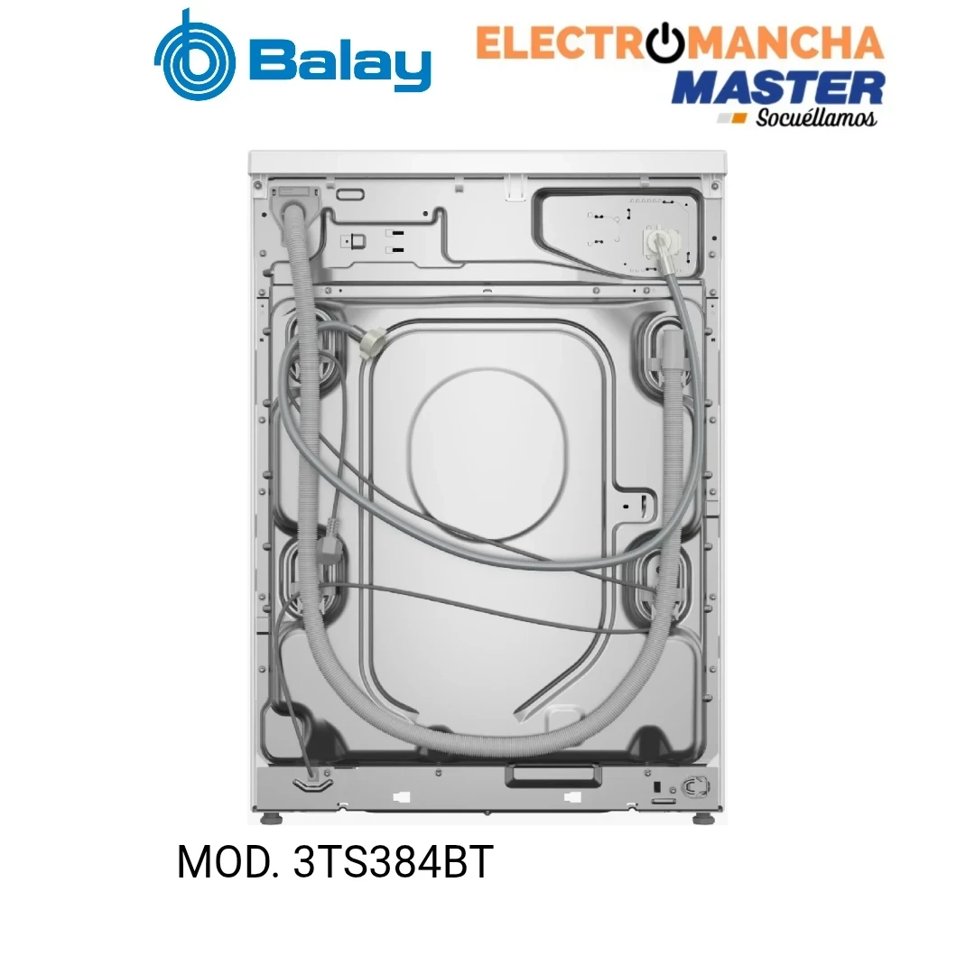 LAVADORA BALAY 3TS384BT 8 KILOS 1400 RPM CLASE A 3