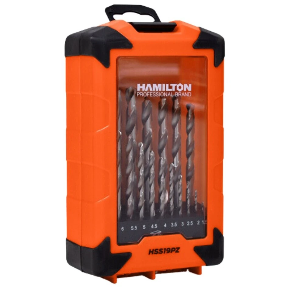 JUEGO DE MECHAS HSS HAMILTON 19 PIEZAS 