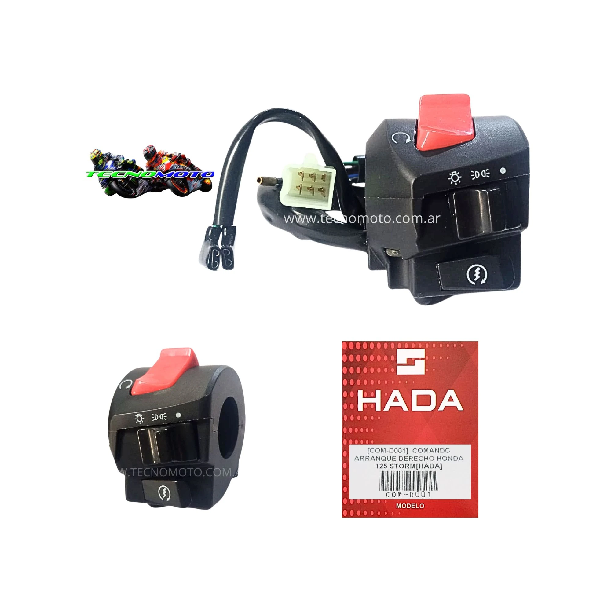 COMANDO ARRANQUE DERECHO HONDA 125 STORM  -49281