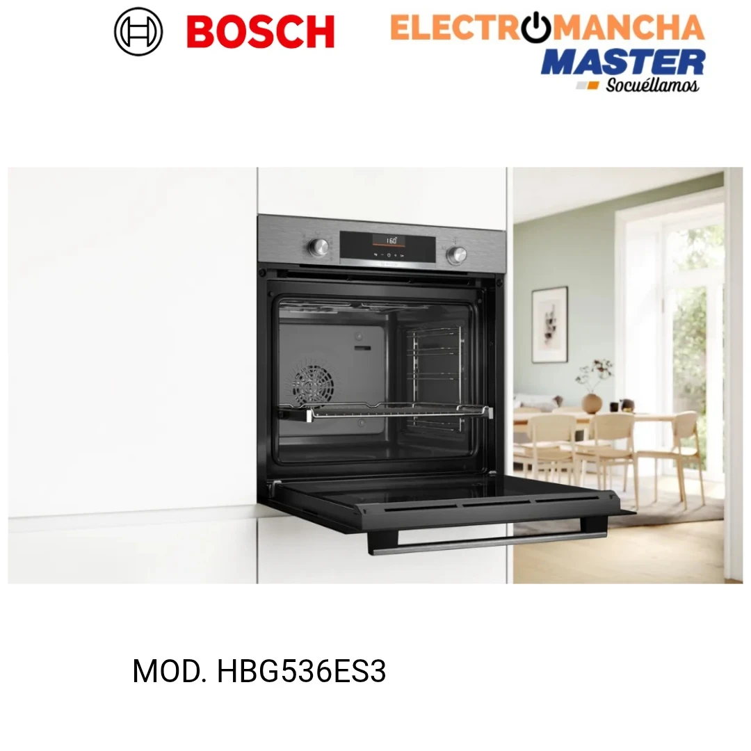 HORNO BOSCH HBG536ES3 INOX MULTIFUNCION A+ 3