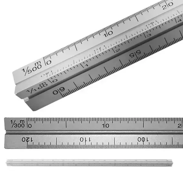 Escalimetro de aluminio  2