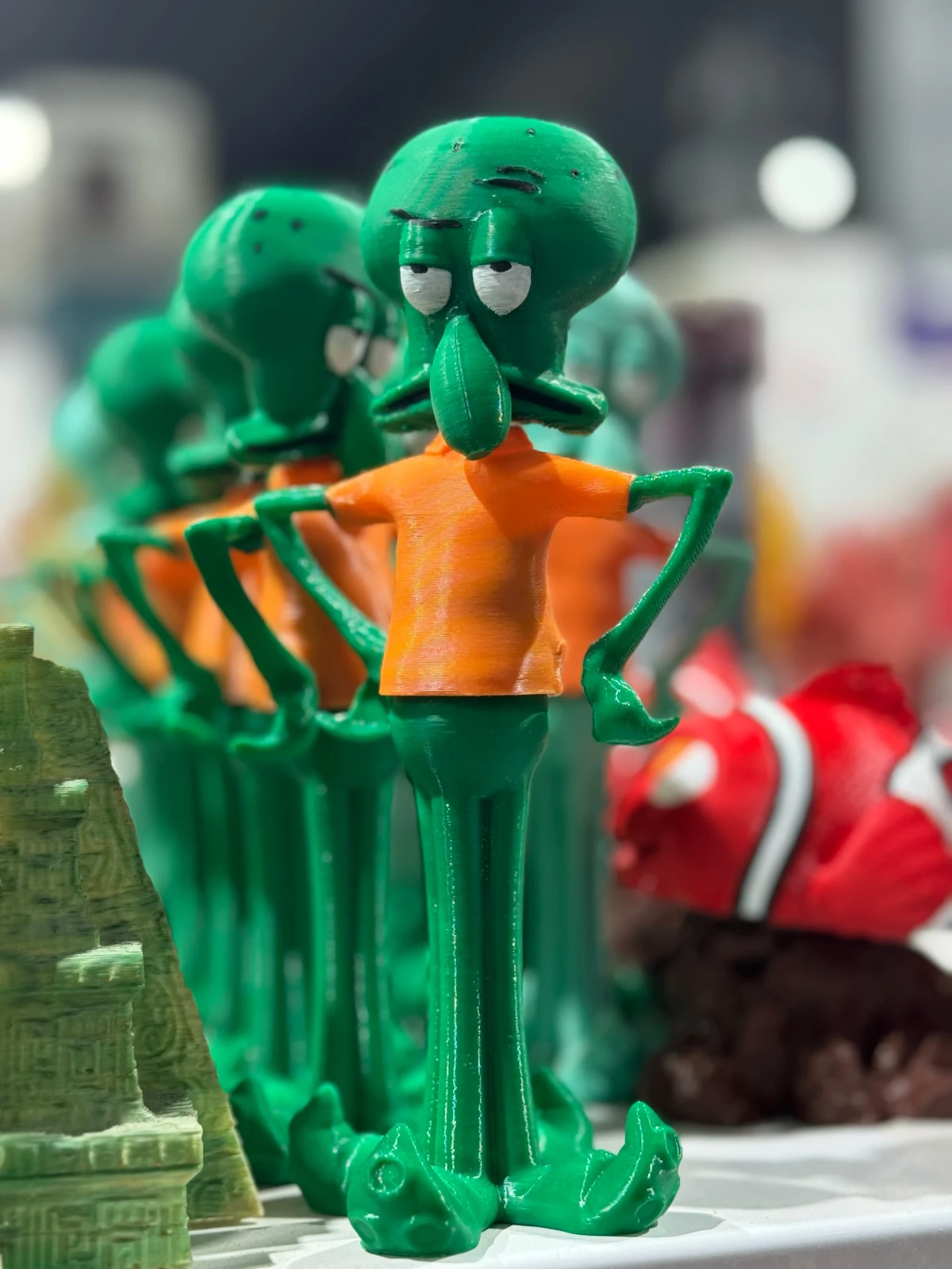 Figura para pecera calamardo
