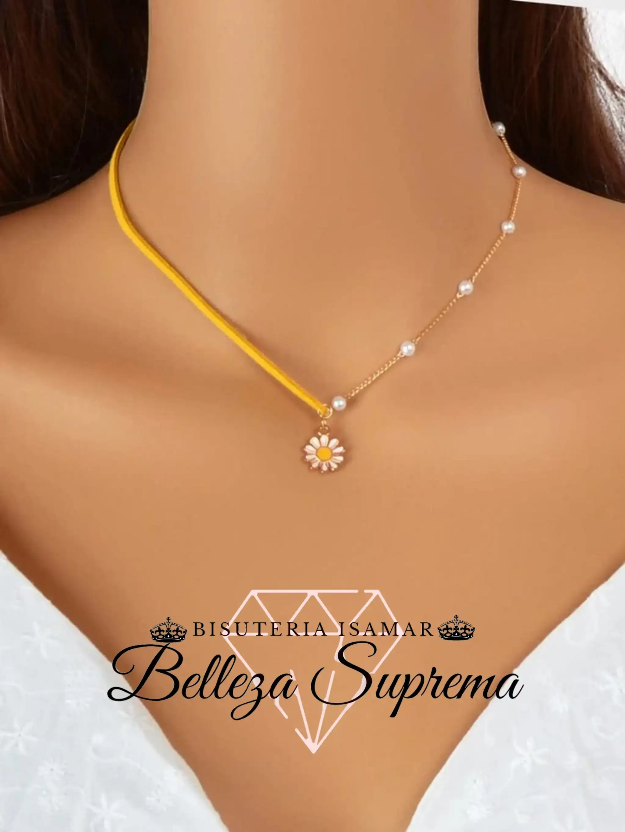 COLLAR CON DIJE DE MARGARITA