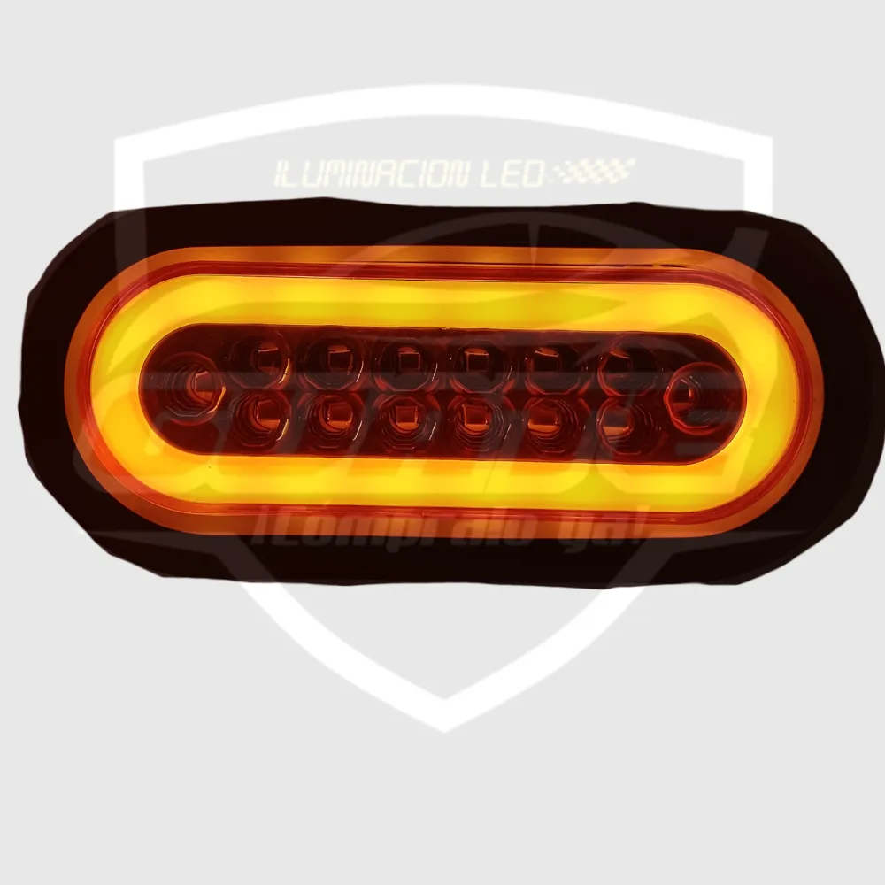 LUCES EMPOTRABLES OVALADAS NEON ORILLA DE HULE  3
