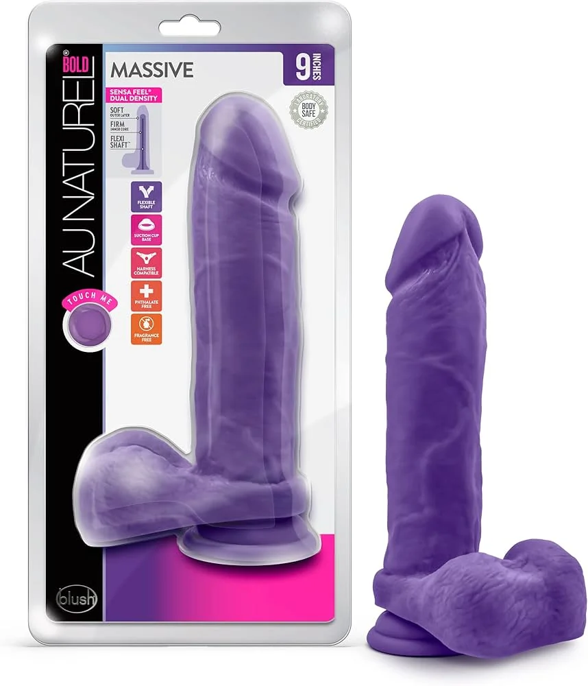 Au Naturel – Bold – Massive – 9 Inch – Purple