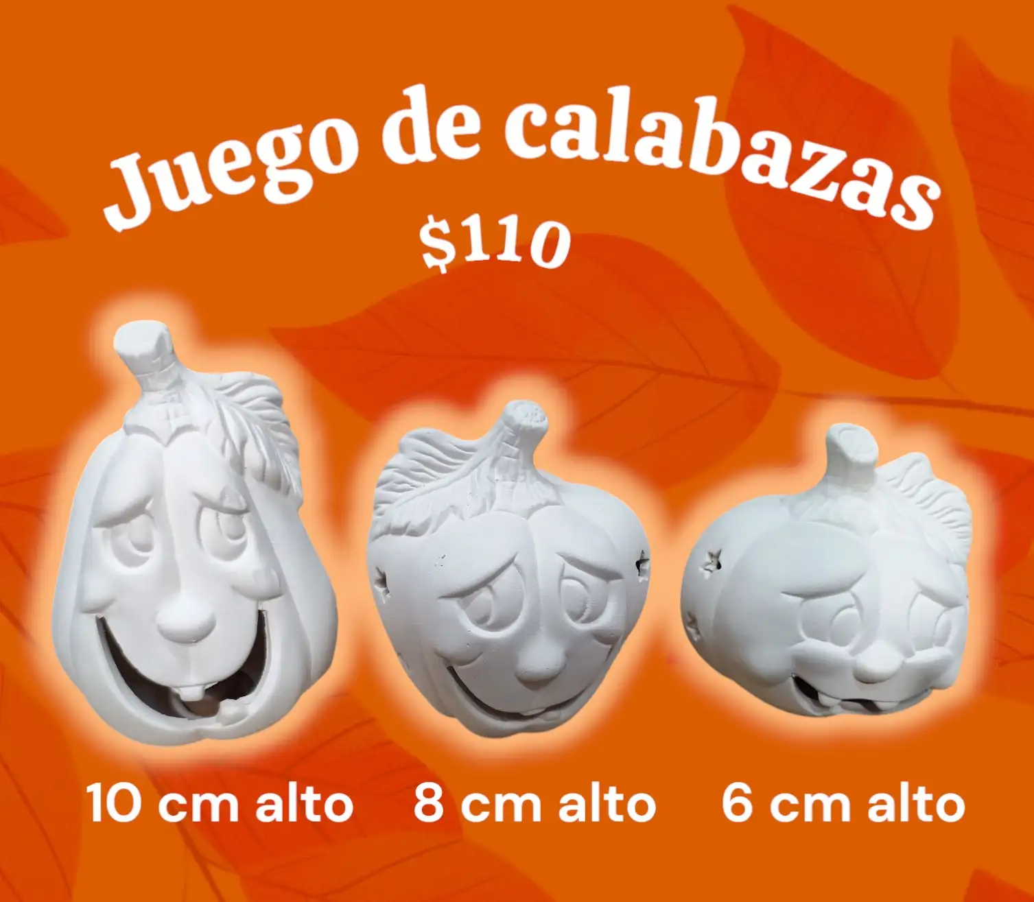 Juego de calabazas lámpara 