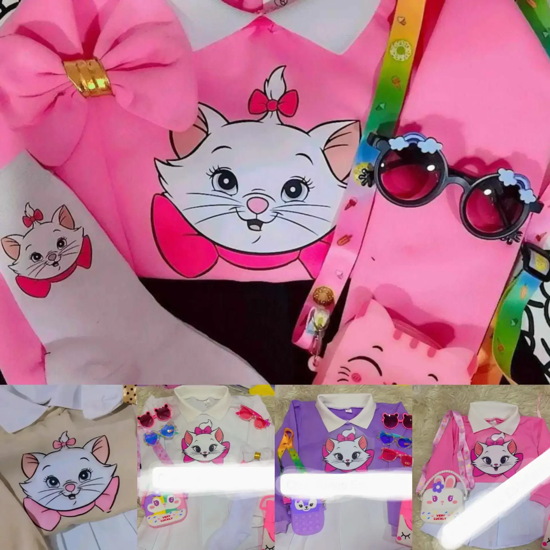 Conjunto para niña gata marie 