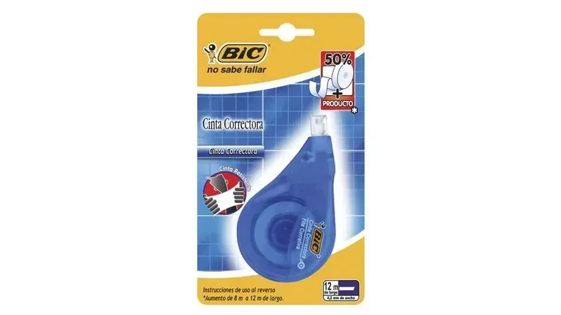 Corrector Roller 12 m Blíster Bic