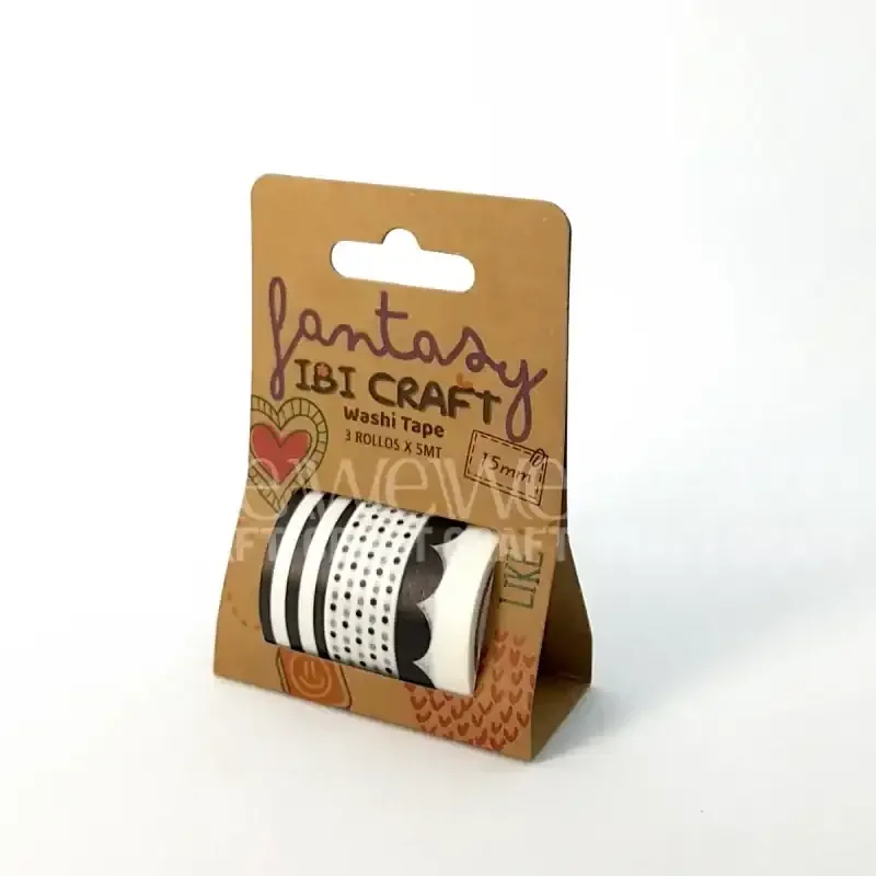 Washi Tape Ibi Craft Black & White 3