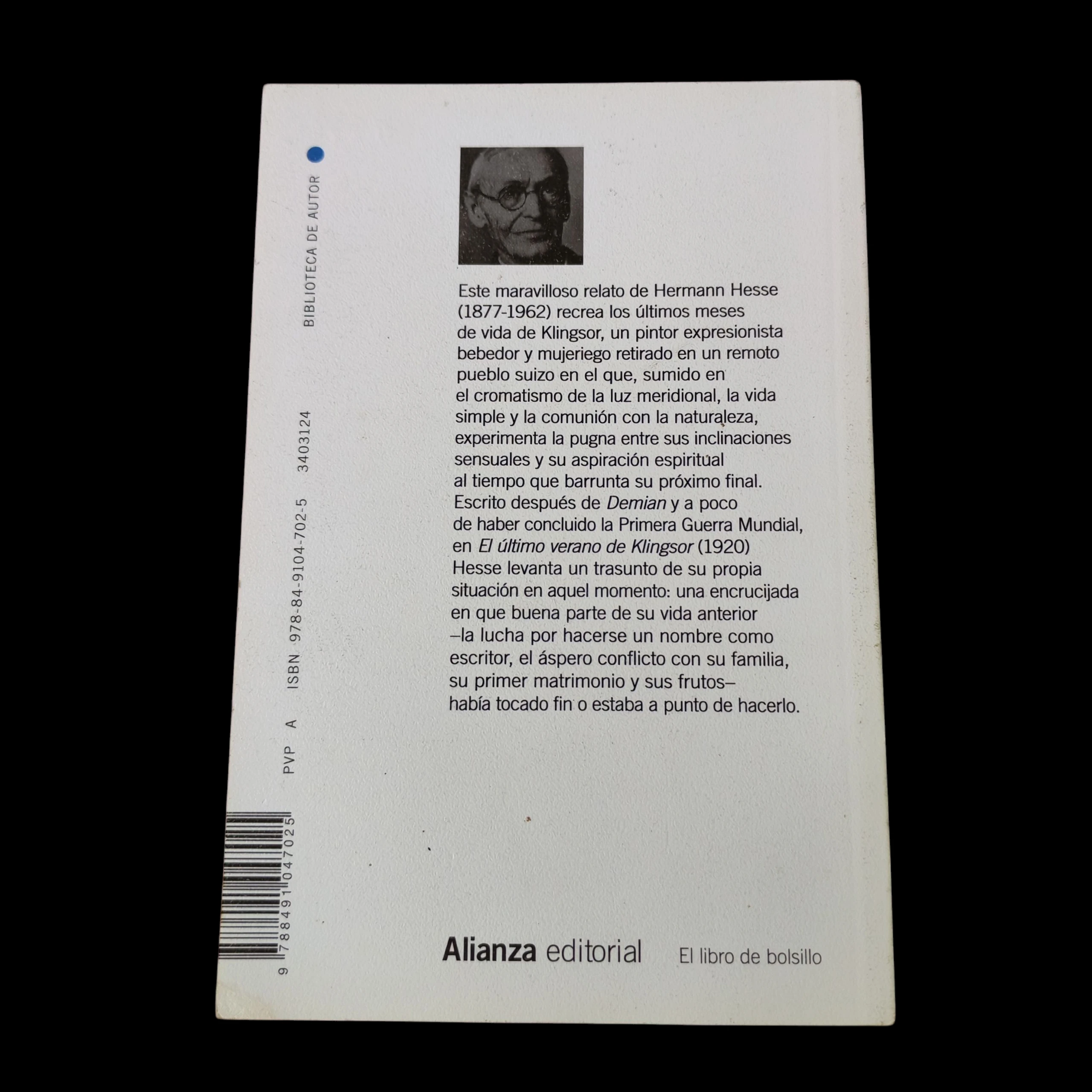 El último verano de Klingsor, Hermann Hesse usado  2