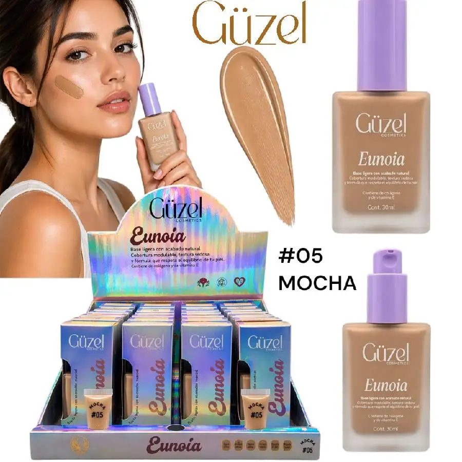 Base liquida eunoia tono #5 mocha guzel