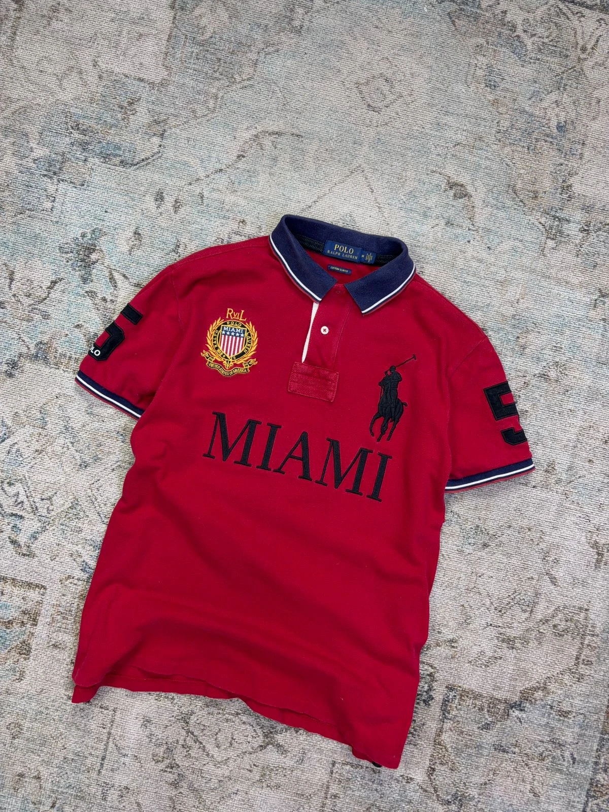 POLO RALPH LAUREN "MIAMI" BIG PONY POLO SHIRT 2