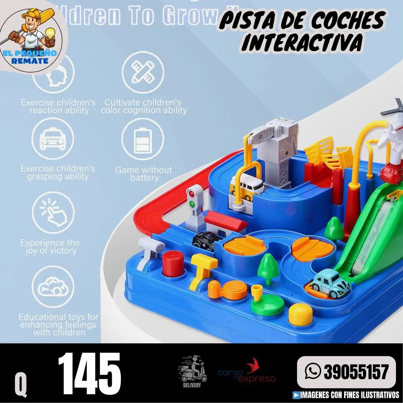PISTA DE COCHES INTERACTIVA  4