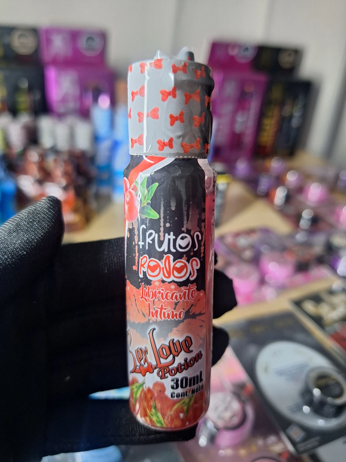 Tubo Sex aceite erótico frutos rojos