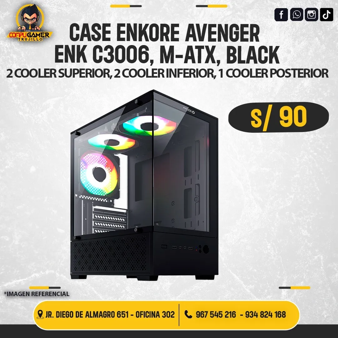 CASE ENKORE AVENGER ENK-C3006 BLACK 