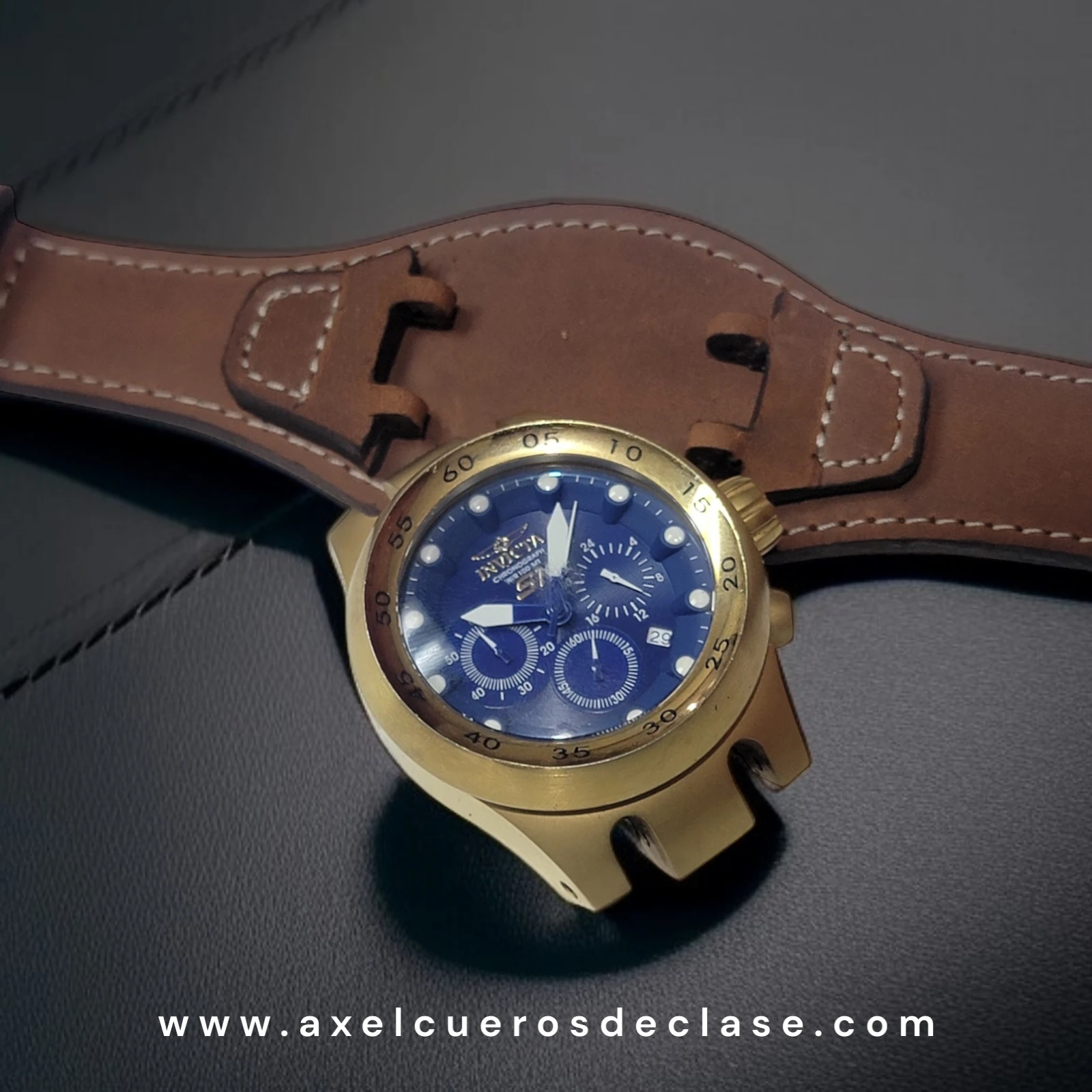 Brazalete cuero crazy invicta  7