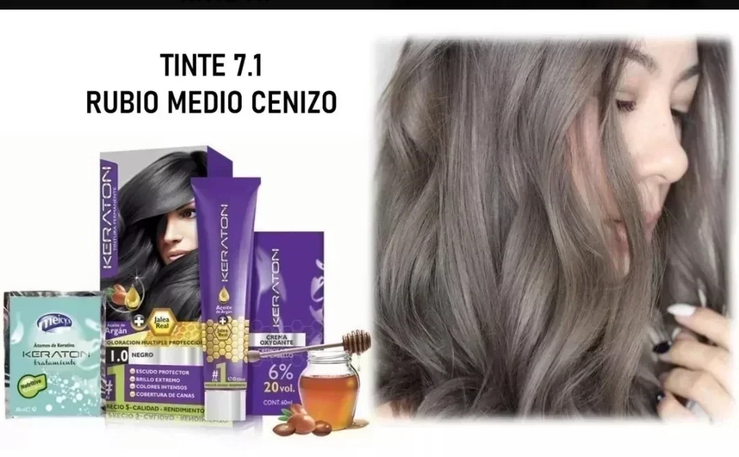 keraton 7.1 rubio medio cenizo