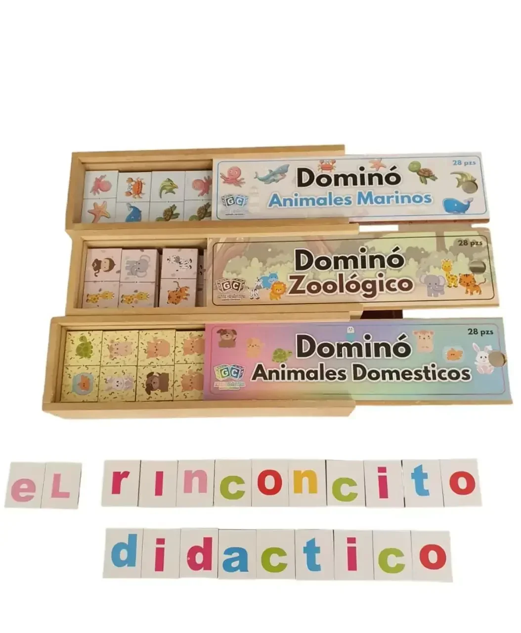 Domino figuras animales 