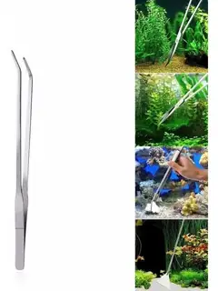 PINZA CURVA DE ACERO INOXIDABLE ( 27 cm ) 2