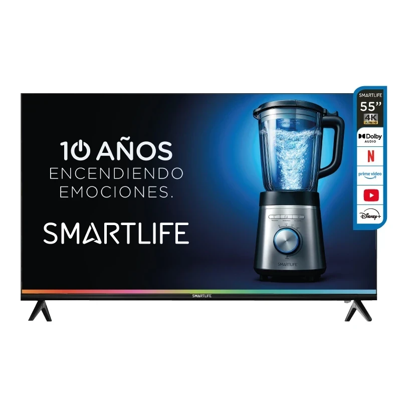 Televisor Led Smart 4K 55" 𝙎𝙈𝘼𝙍𝙏𝙇𝙄𝙁𝙀
