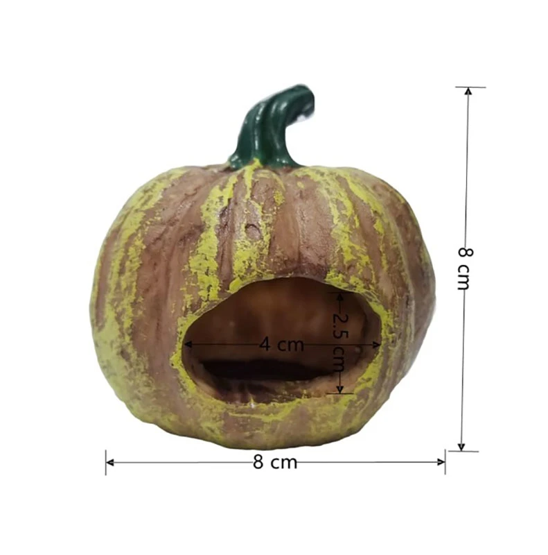 Adorno de Resina Calabaza Escondite de Peces NHSZ-367 2