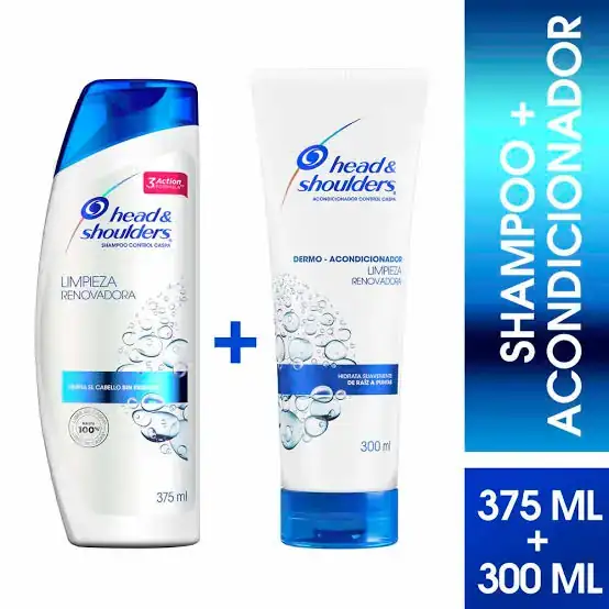 Shampoo  H&S Limpieza Renovadora