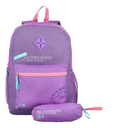MOCHILA ESCOLAR BAGCHERRY + CARTUCHERA 440006 6