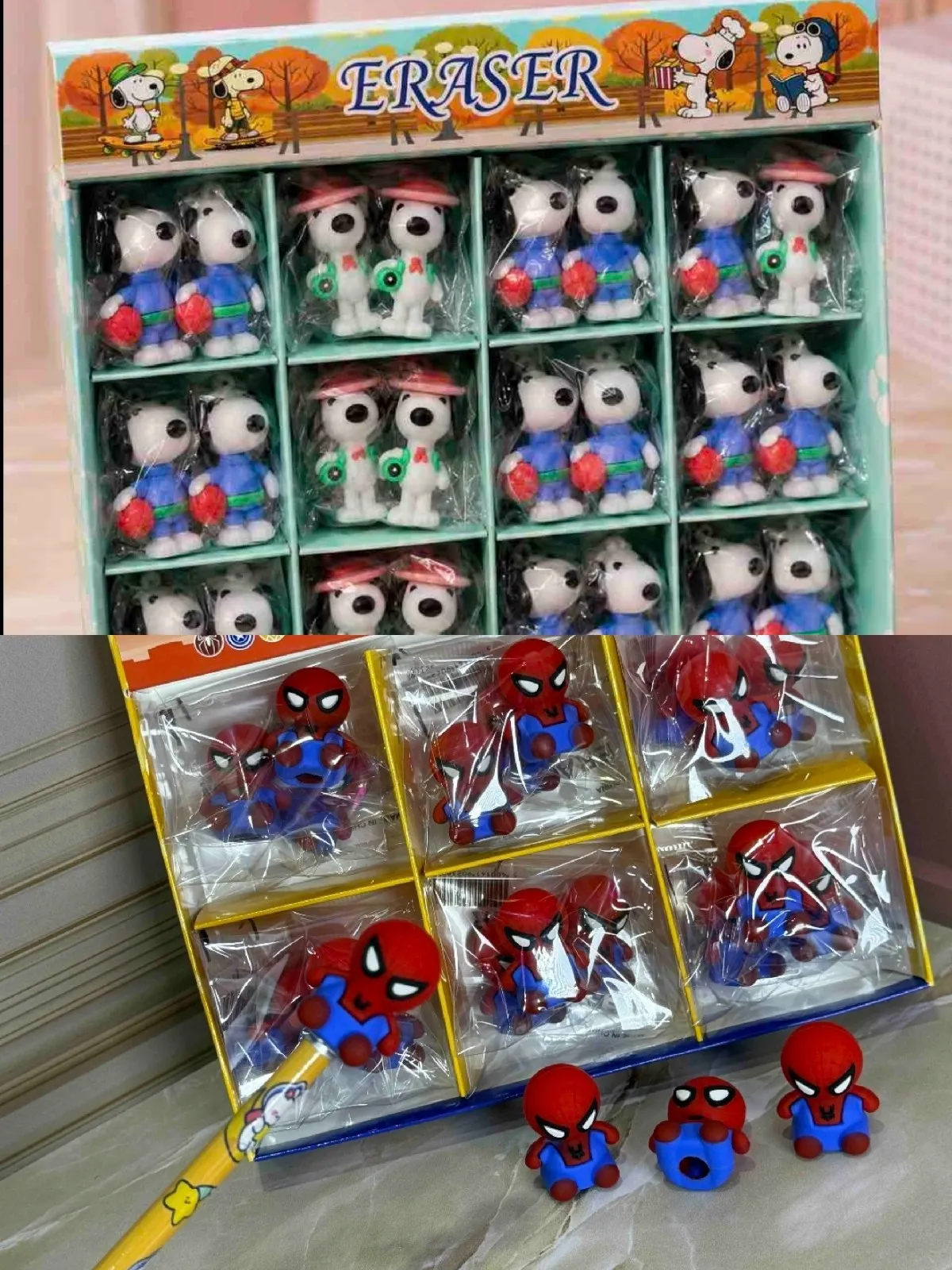 Borrador Snoopy - Spiderman 