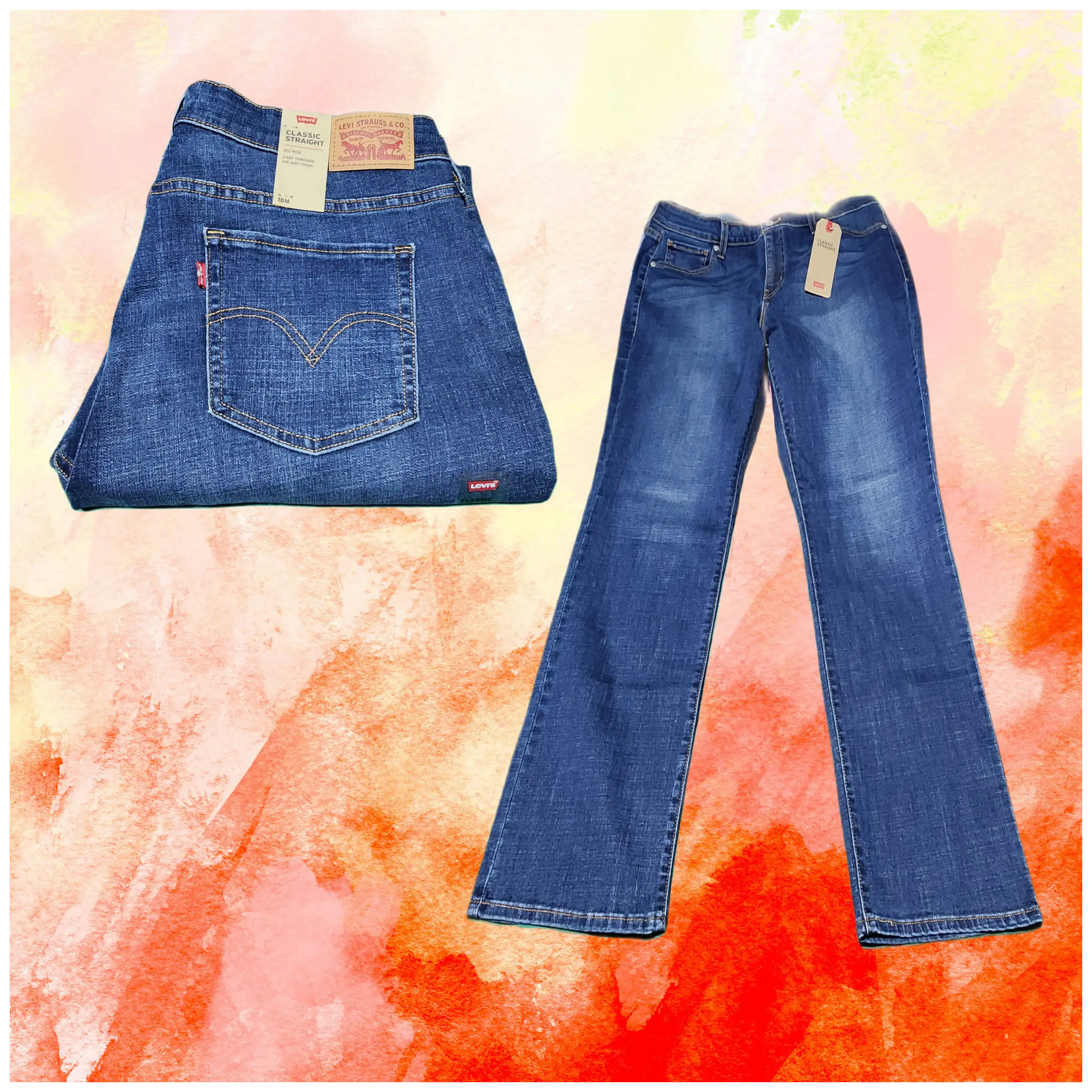 Jeans dama Modelo 411 recto