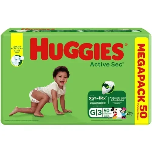 HHUGGIES ACTIVE SEC TALLA G 