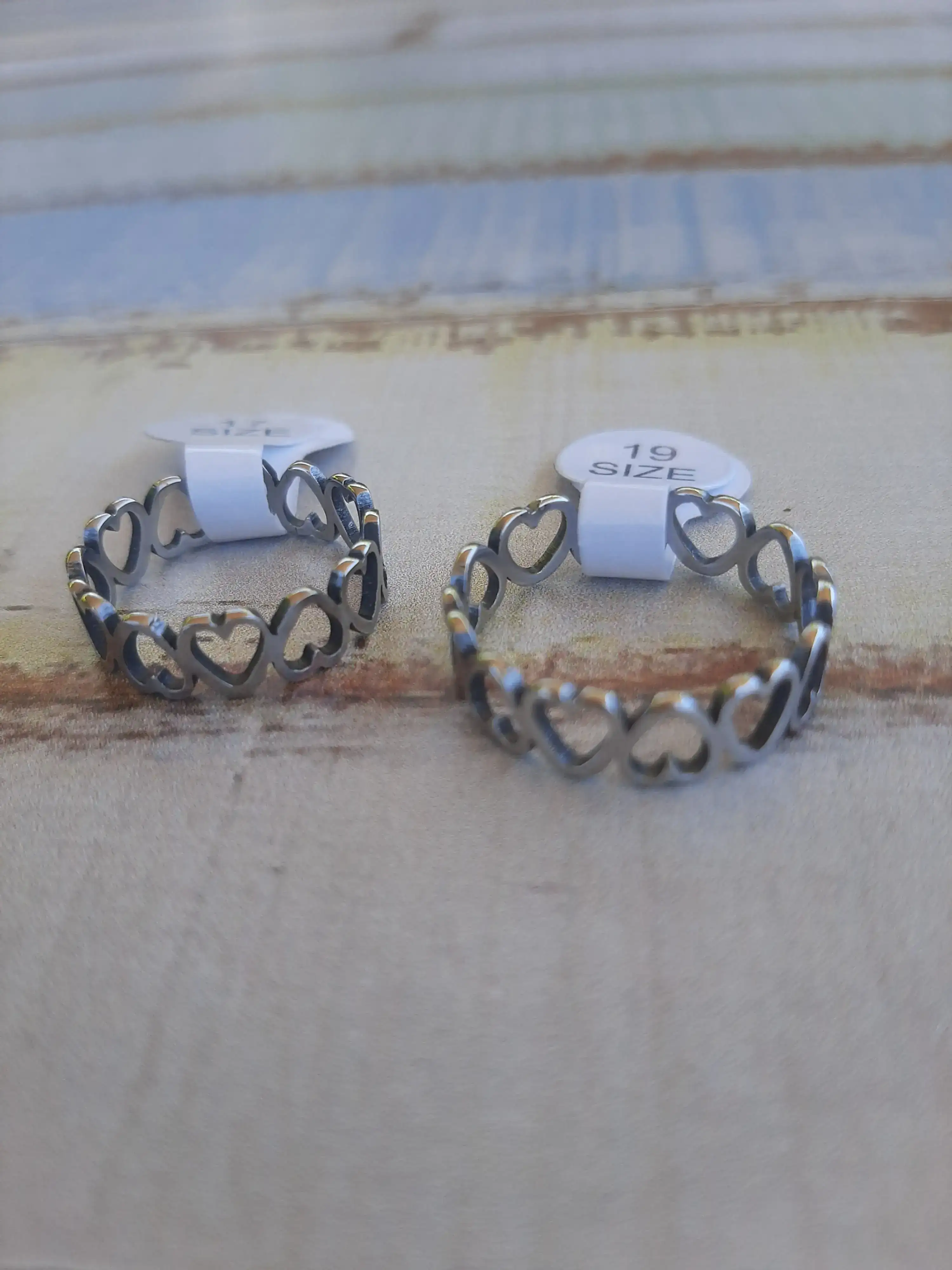 Anillo acero quirúrgico  nro 19