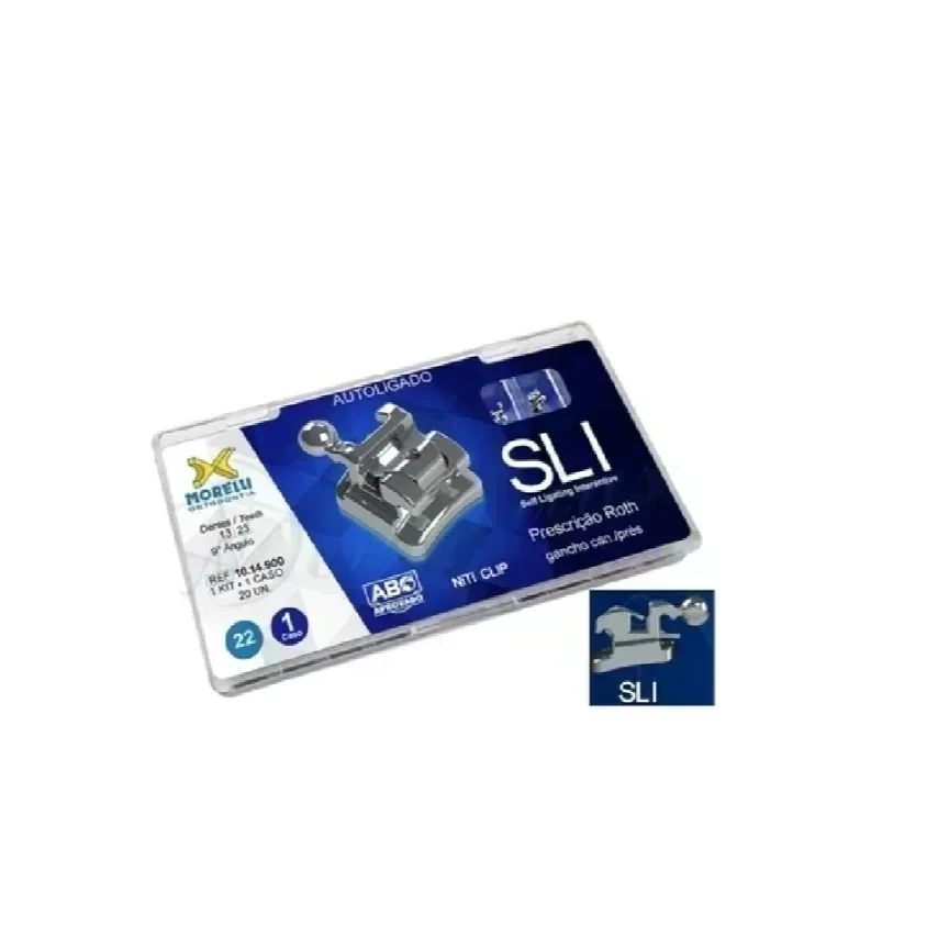 BRACKETS AUTOLIGANTES ROTH SLI ( 1 caso x20 BRACKETS) - MORELLI
