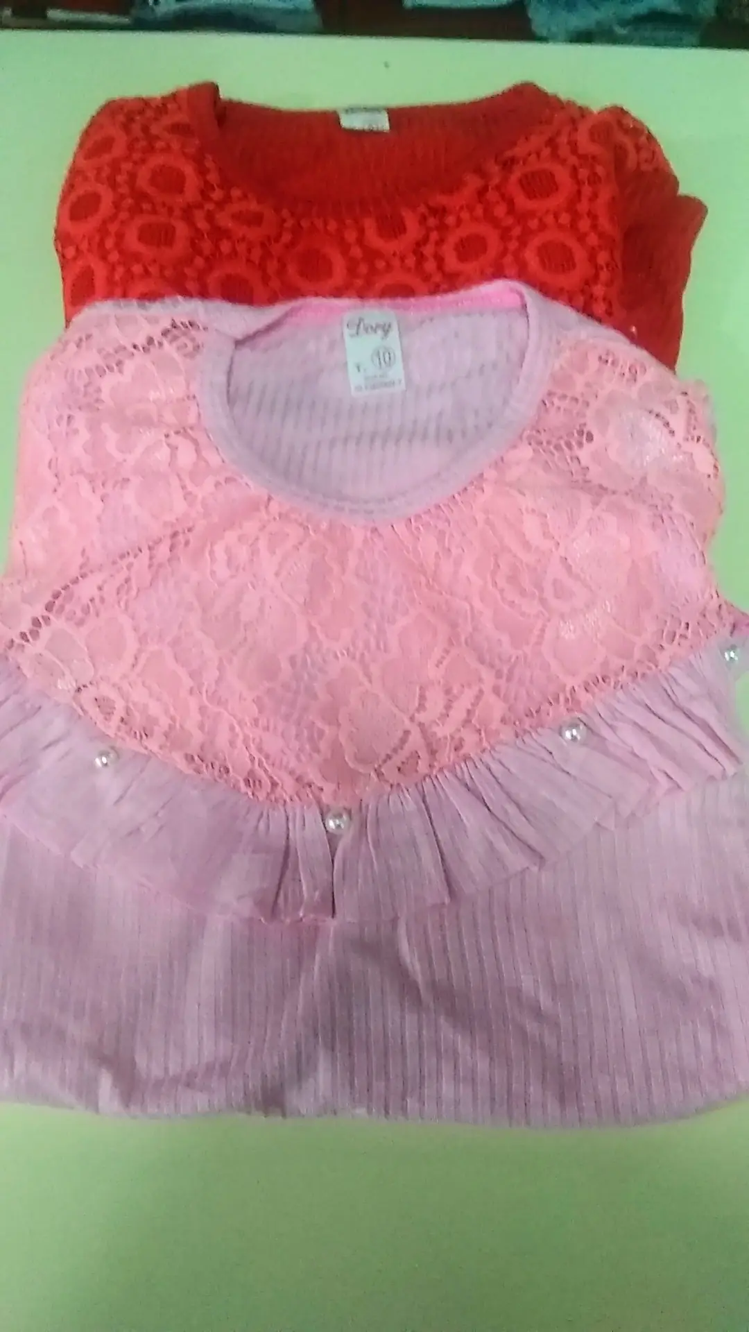 Remeras nena surtidas carpeta 3 