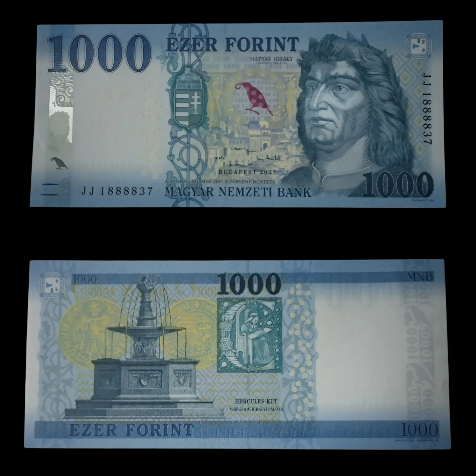 • Hungría 1000 florines UNC