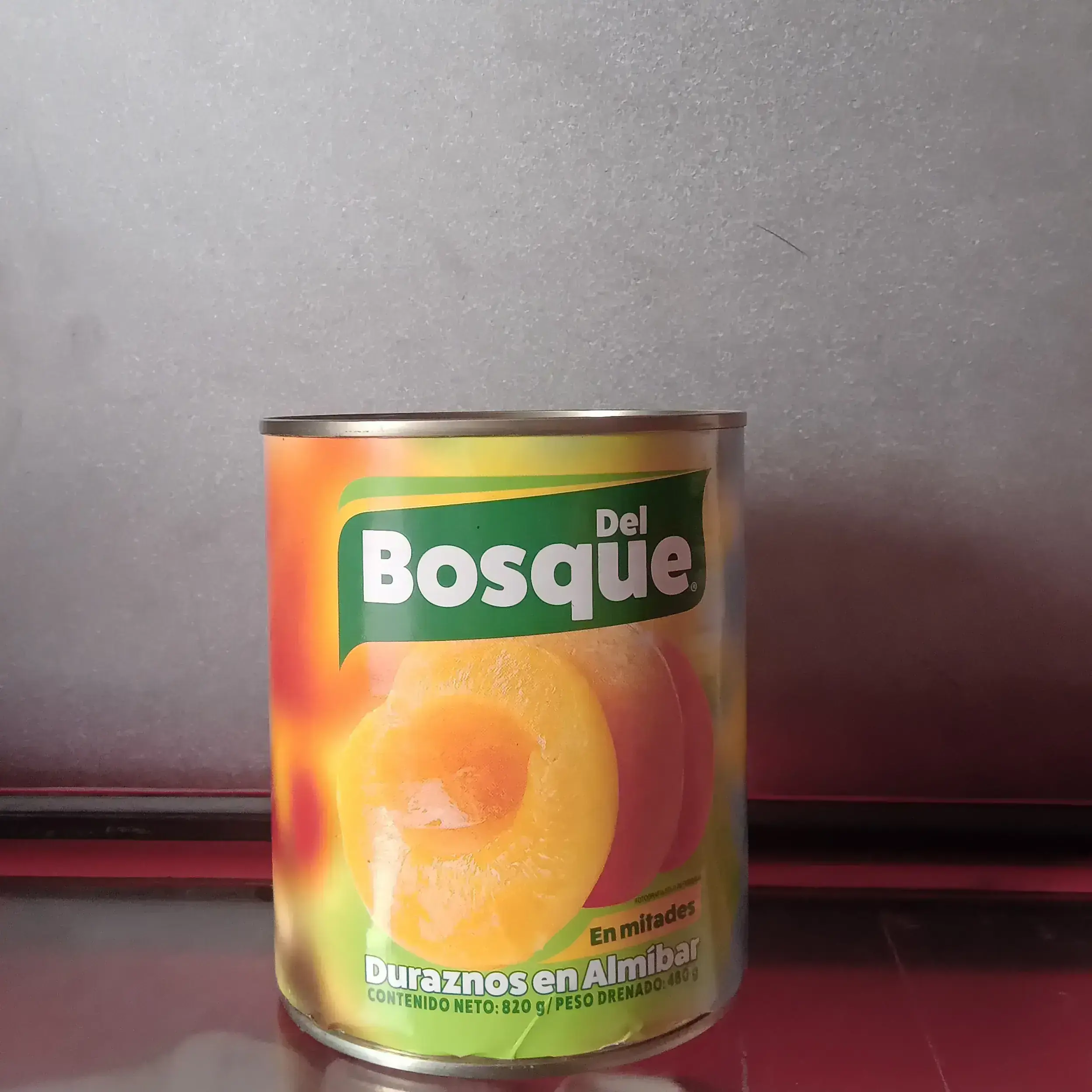 Del bosque duraznos en almibar 480 g